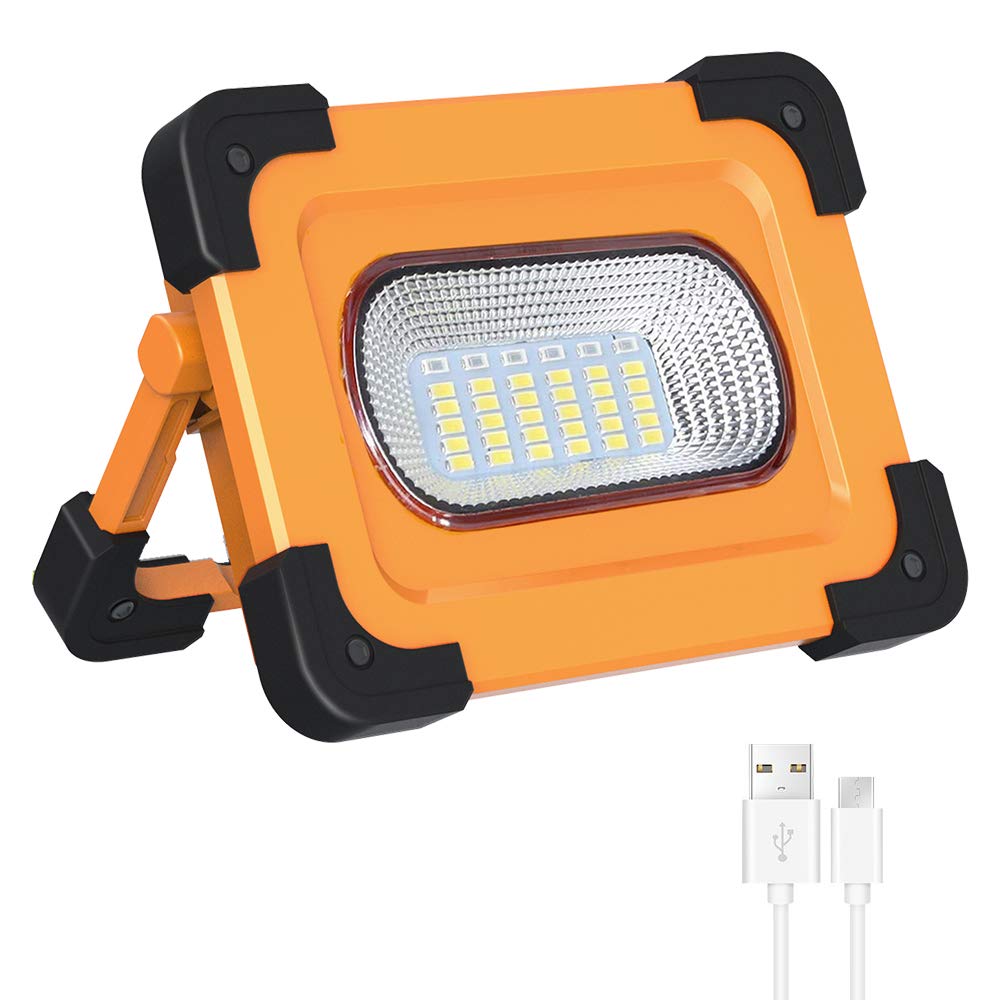 Proiettore Solare, Proiettore Led Ricaricabile Da 40 W Per Esterni, Faretto Led Impermeabile A 4 Modalità, Lampada Da Campeggio Con Generatore Regolabile A 180° Per Interruzione Di Corrente, Emergenza