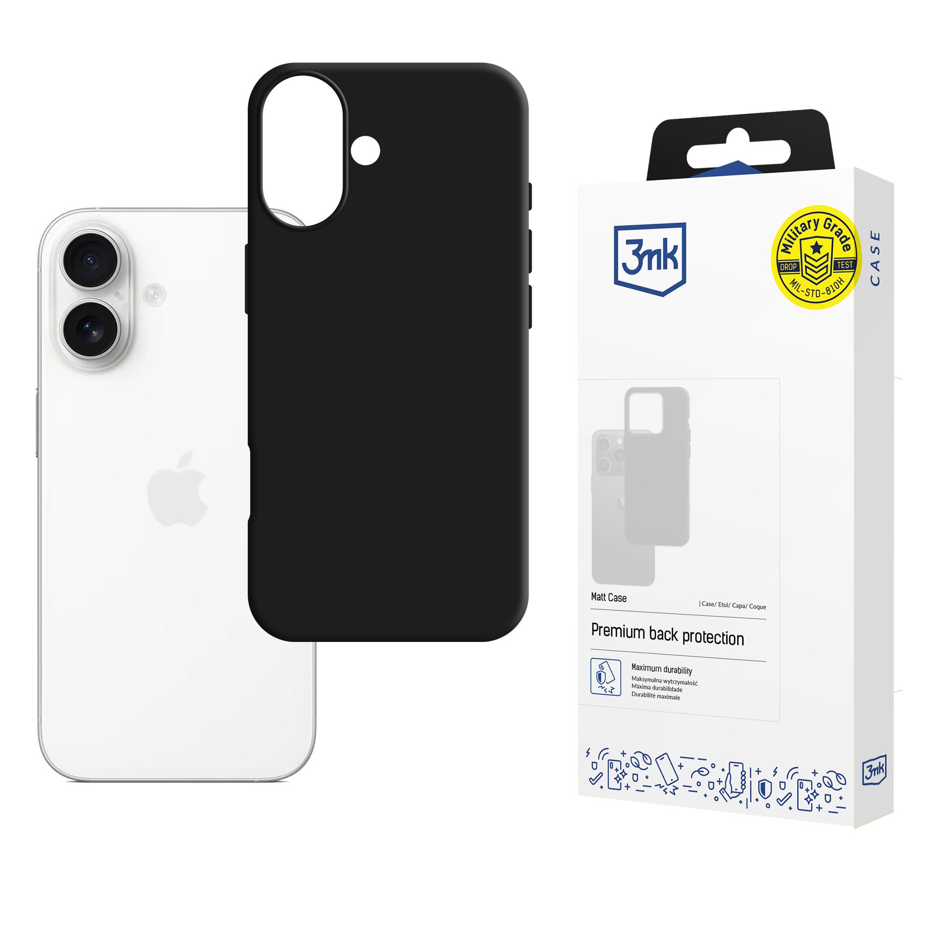 Oem Schwarz Apple Iphone 17 - 3Mk Matt Case