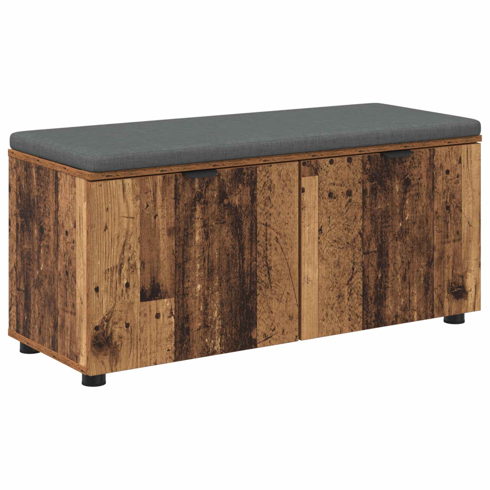 Banc D'Entrée Avec Coussin Bois Ancien 100 X 38 X 46 Cm Vidaxl