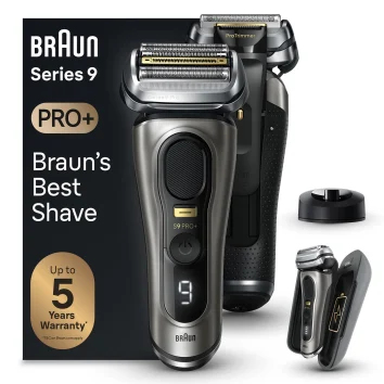 Braun Series 9 Pro+ 9525s Folienrasierer Nass/Trocken Trimmer 90 min Metallic - Bild 7