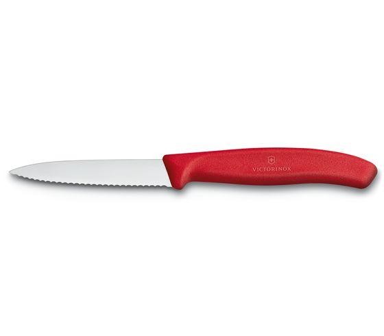 Coltelli Da Tavola Victorinox Spelucchino Lama Seghettata 8cm  Rosso