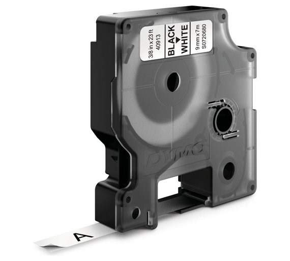 Dymo D1 Standard - Bandrolle - Schwarz auf Weiß - 9mm - Image 17