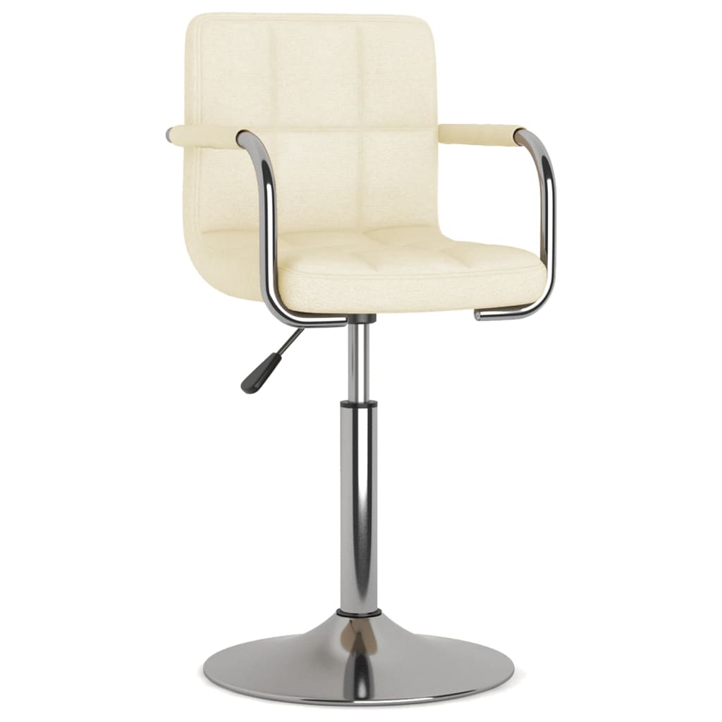 Vidaxl - Chaise De Salle À Manger Crème Tissu