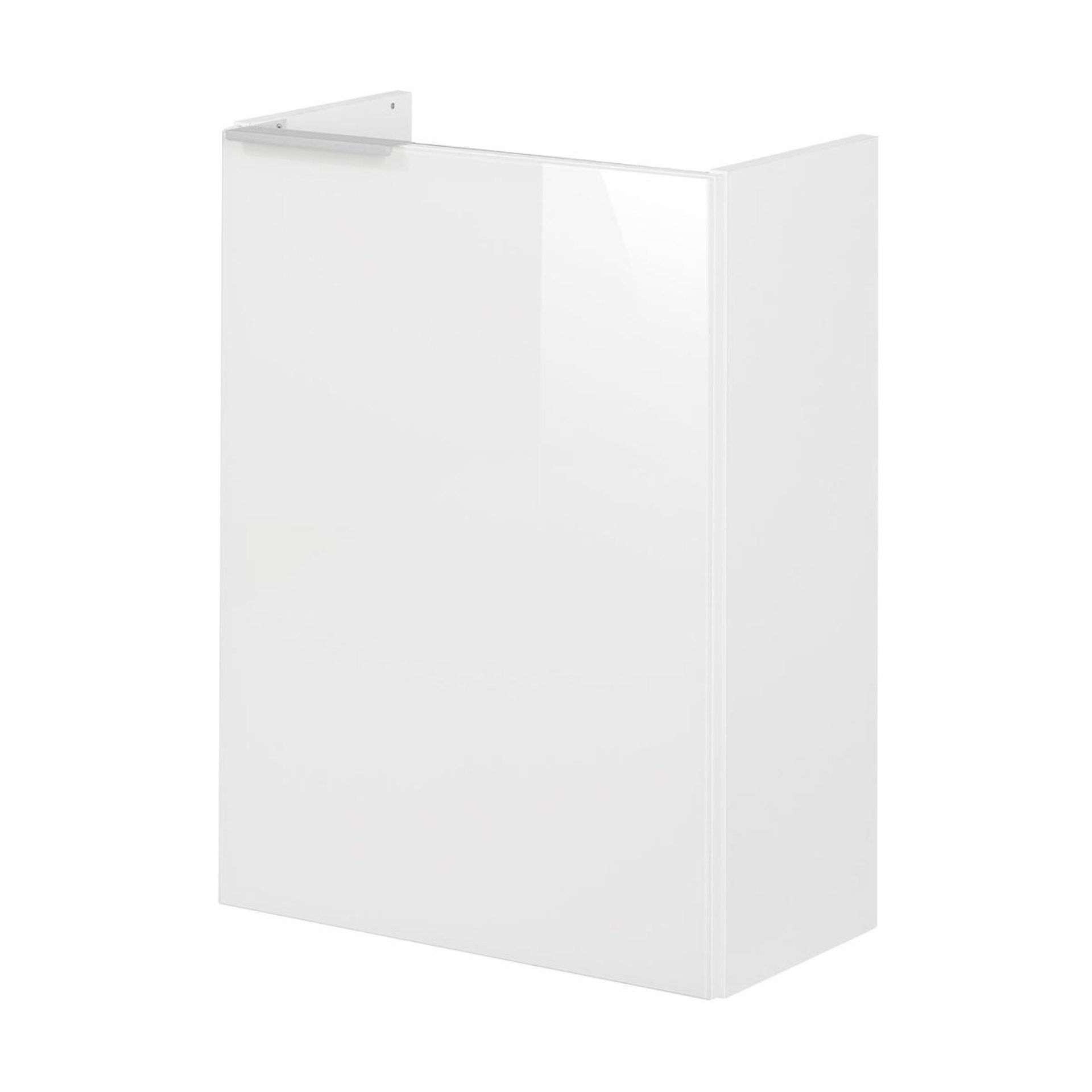 Fackelmann - Sbc Beckenunterschrank 45 - Glasfront Weiß - Korpus