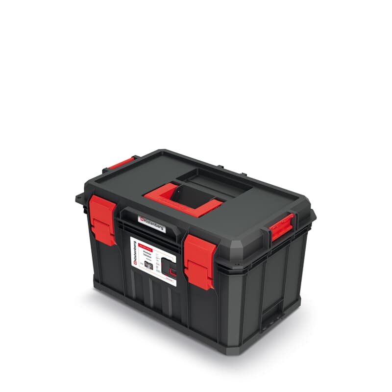 Kistenberg Schwarz Werkzeugkiste Modular Solution 30R Mit Zwei Organizern Und Trennwände