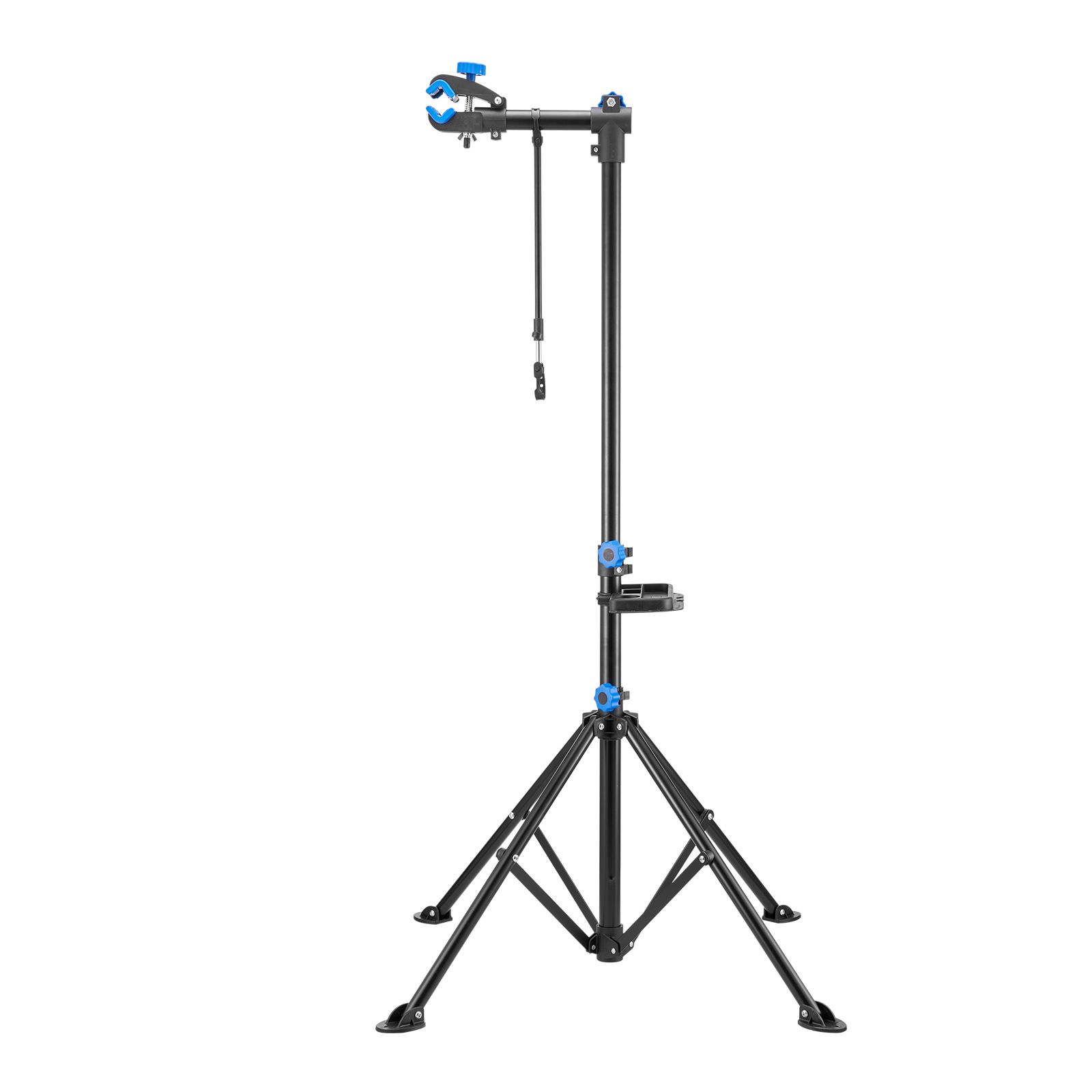 Support de réparation vélo pliable, pince rotative 360°, plateau magnétique, hauteur réglable 83-144 cm