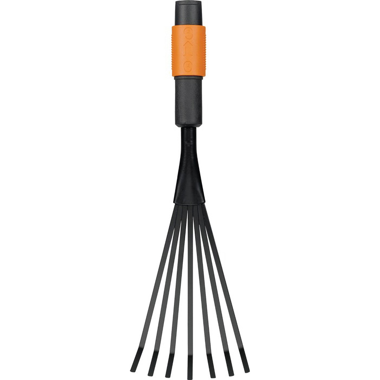 QuikFit Flower Rake | Stahl-Zinken, Schwarz/Orange, QuikFit, 1001412 - Bild 2