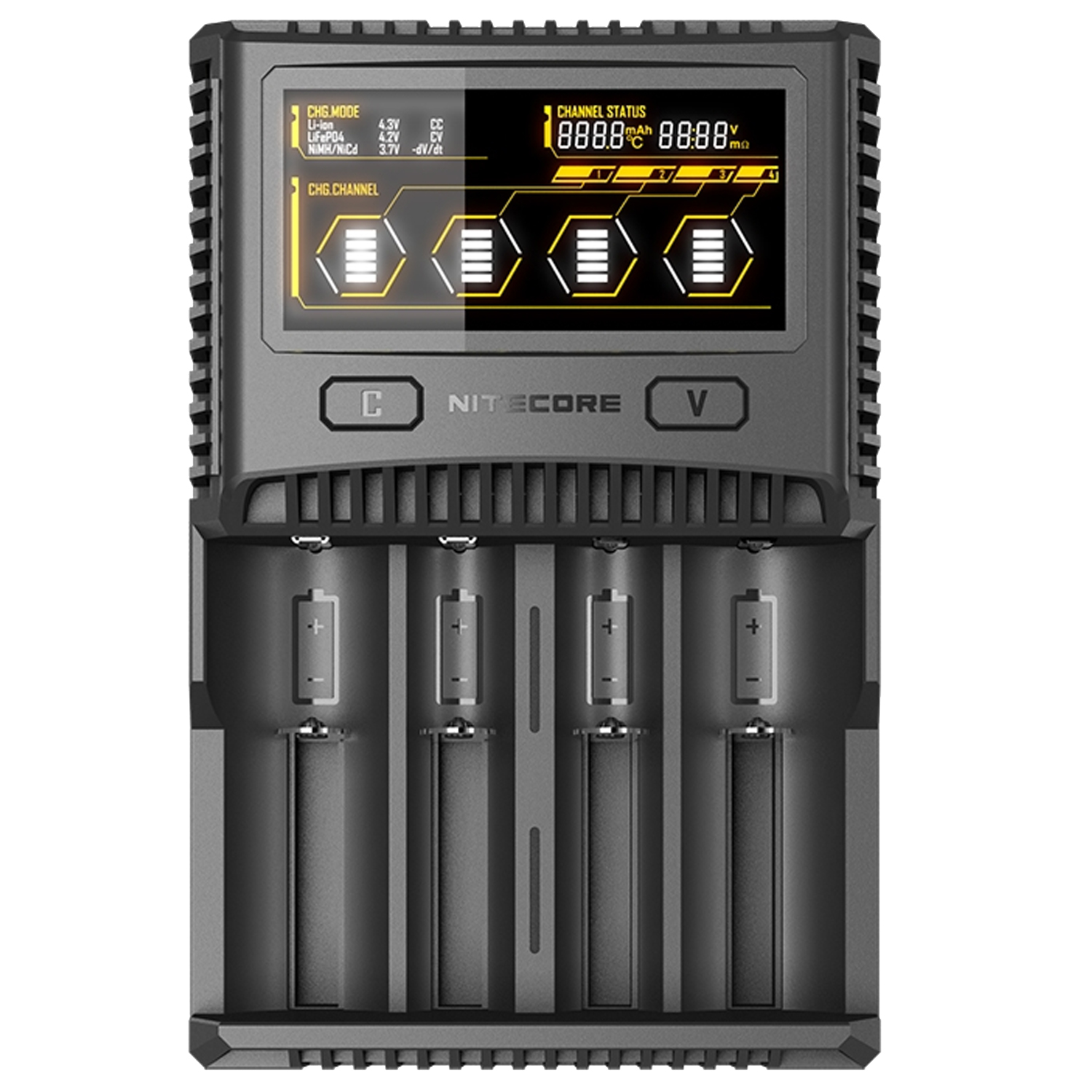 Nitecore Sc4 4-Schacht Schnellladegerät Mit Farbigem Lcd-Display - Image 5