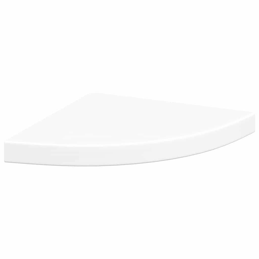 Vidaxl Weiß Floating Corner Shelf White 35X35x3,8 Cm Mdf