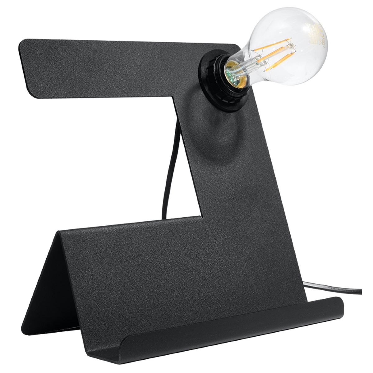 Famlights Schwarz Tischlampe, Incline (E27) - Bild 3