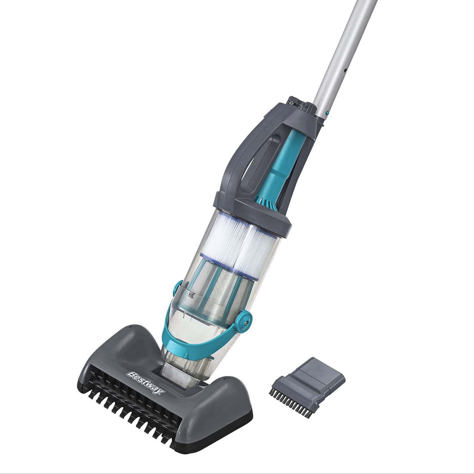 Bestway Poolstaubsauger Mit Led-Lichtleisten Grau 610 Cm Abs Und Stahl 6941607395073