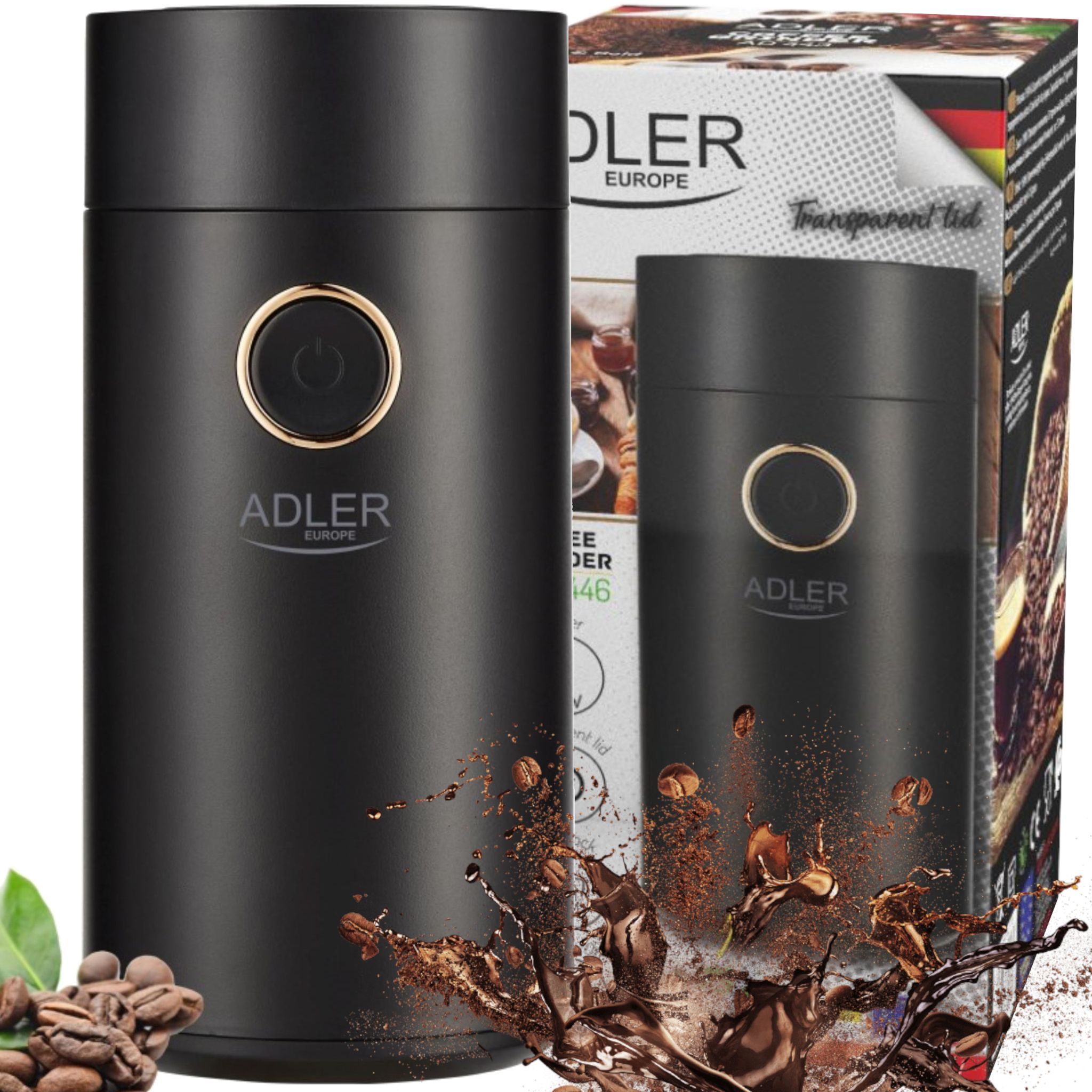 Adler Schwarz Kaffeemühle, Kaffeemühle, - Bild 5