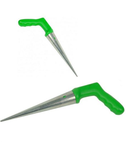 Foraterra Piantatore Manico Plastica Punta Alluminio 