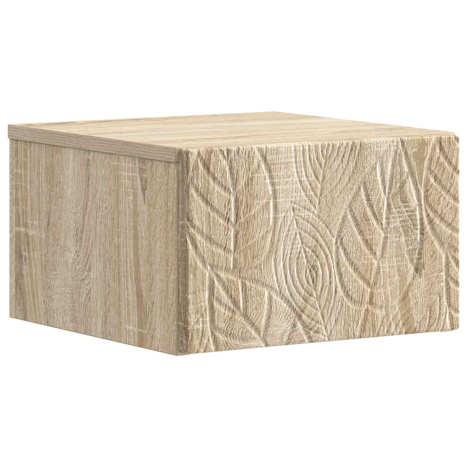 Wall-mounted Bedside Cabinet Sonoma Oak 49 X 34.5 X 20 Cm Vidaxl