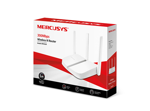 Mercusys Mw305r Router Wireless N 300mbps