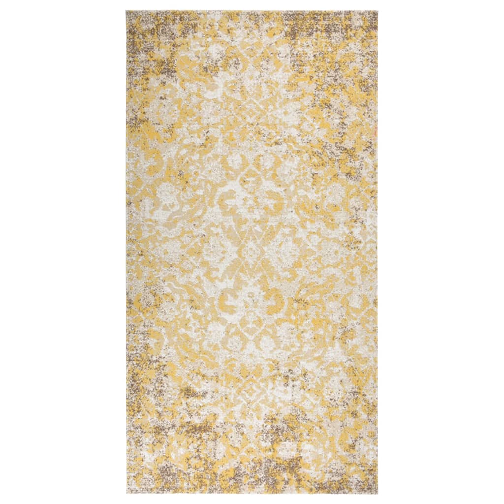 Outdoor-teppich Flachgewebe 80x150 Cm Gelb Vidaxl