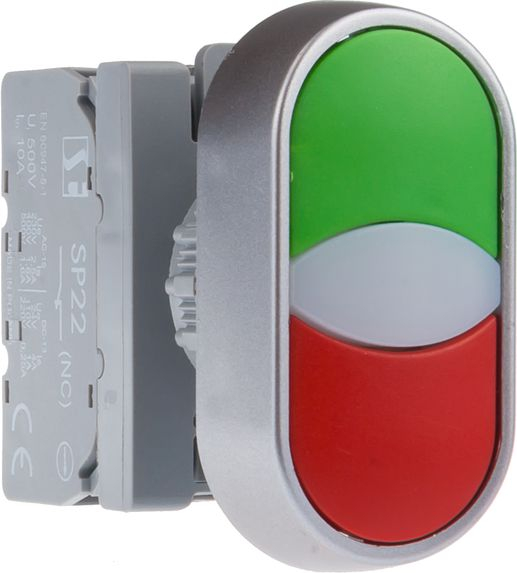 Spamel Schalter Sp22-2Kl-20Z/C Ip65 Selbstzurückstellung