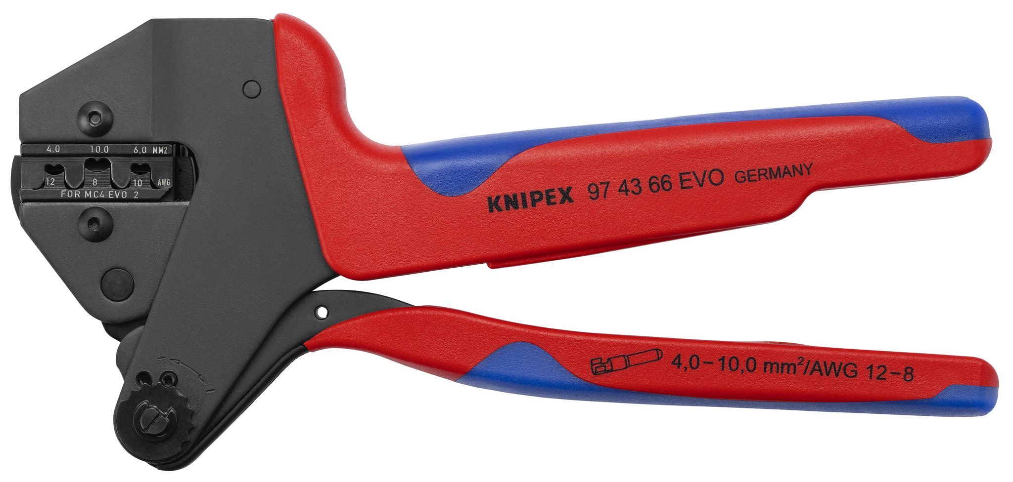 KNIPEX 97 43 66 EVO Crimp System Pliers for Exchangeable Crimping ...