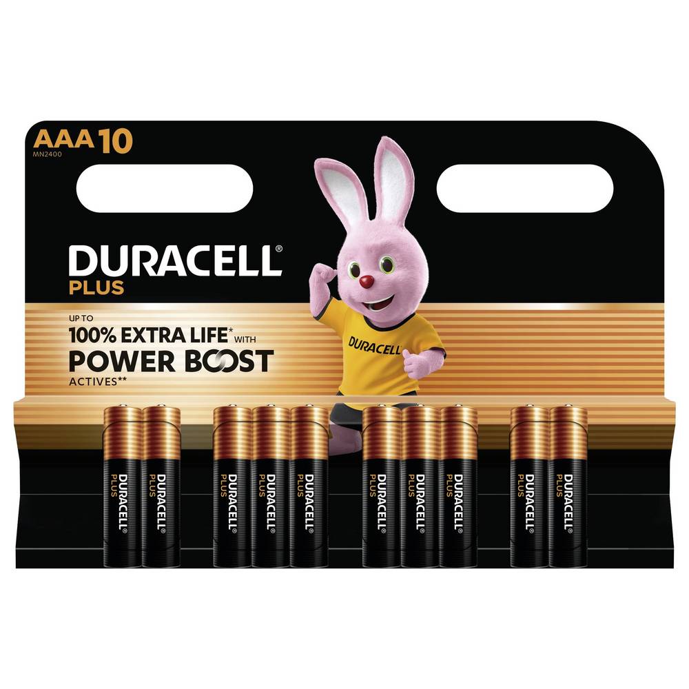 Duracell Plus Einwegbatterie AAA Alkali