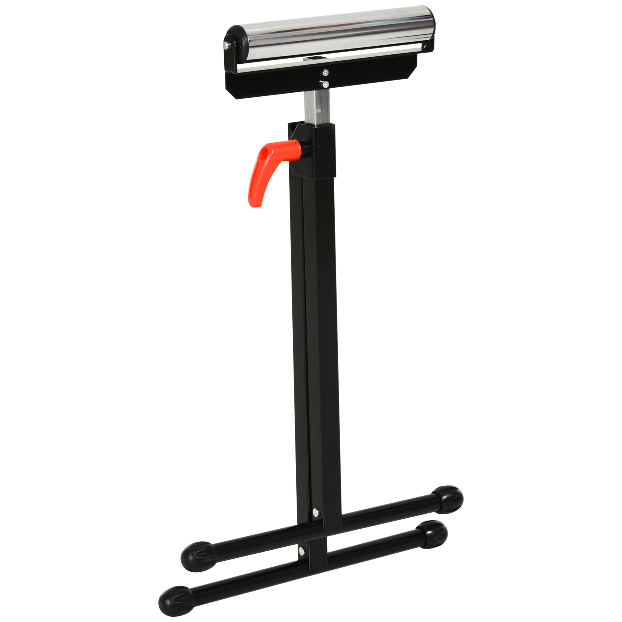 Servante d'atelier pliable à rouleau, hauteur réglable 68 à 110 cm, charge 90 kg, noir