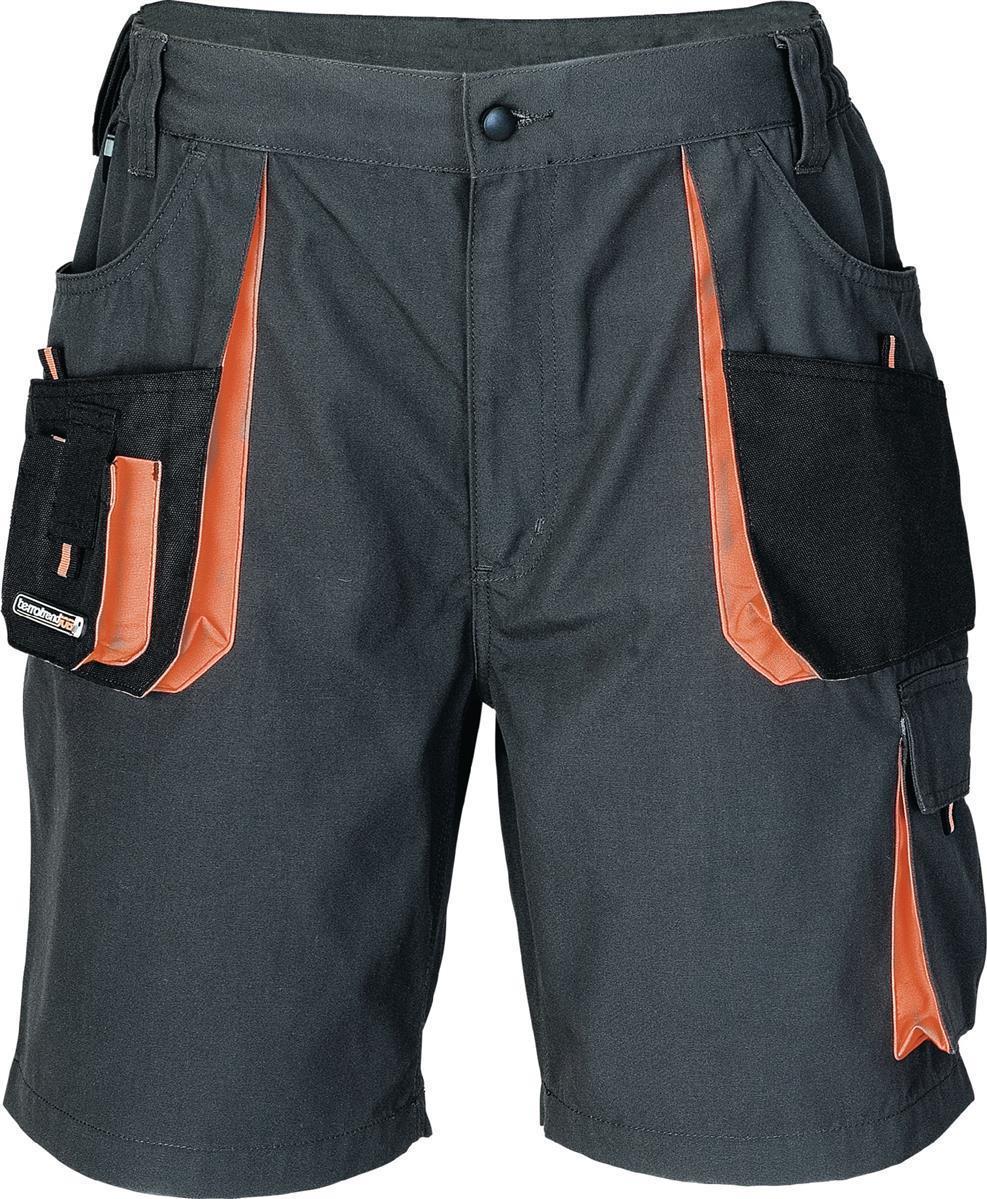 Terratrend Herrenshorts Größe 58 Dunkelgrau/schwarz/orange