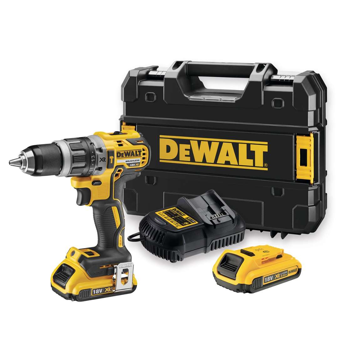 Dewalt Dcd796d2-Qw Schlagbohrmaschine 1800 W + 2 18-V-Batterien + Koffer - Bild 4