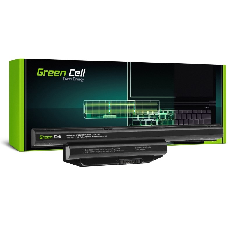 Green Cell - Akkus für Computer - Litium-Polymer - 4400 mAh - sortiert - für Fujitsu LIFEBOOK A514, A544, A555, AH544/G32, E547, E554, E734, E744, E746, E754, S904 - Image 8