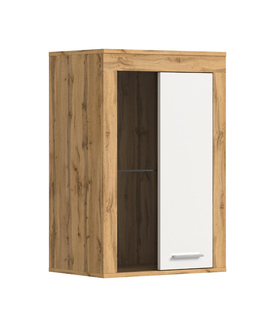 Xonox Home Silber/Weiss Vitrine + Buffetschrank, Jam (60 X 35 X 86 Cm) - Image 4