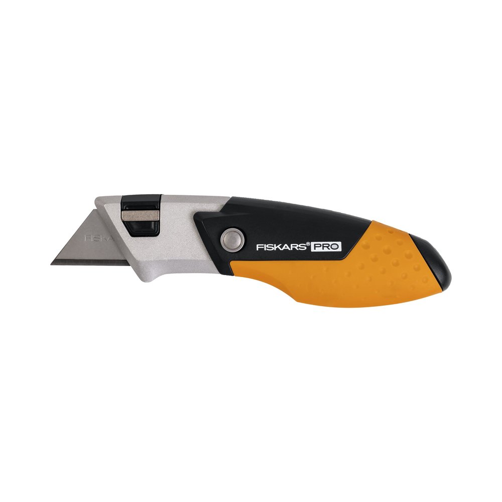 Fiskars Schwarz/Orange Cutter, Pro Kompaktes Universal-Klappmesser, Länge 12 Cm, Rostfreier Stahl/Kunststoff, /Orang (Cutter) - Image 3