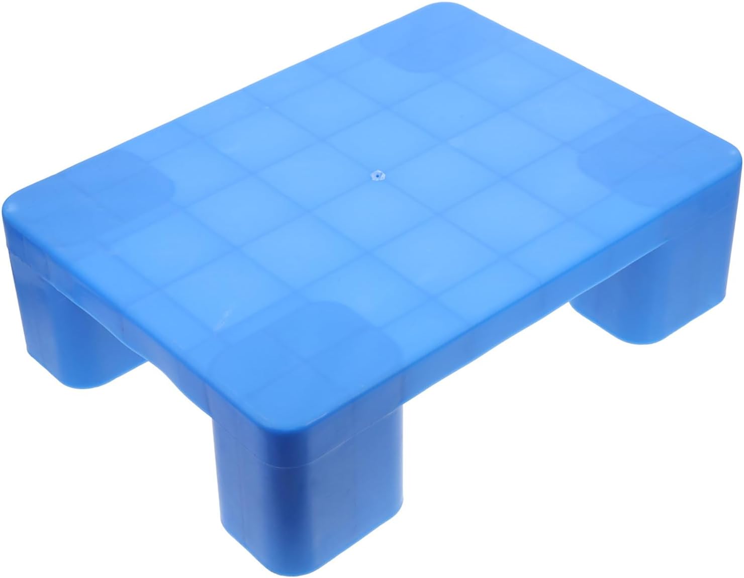 Palette en plastique ajourée bleue 40 x 30 x 12 cm, manutention et stockage