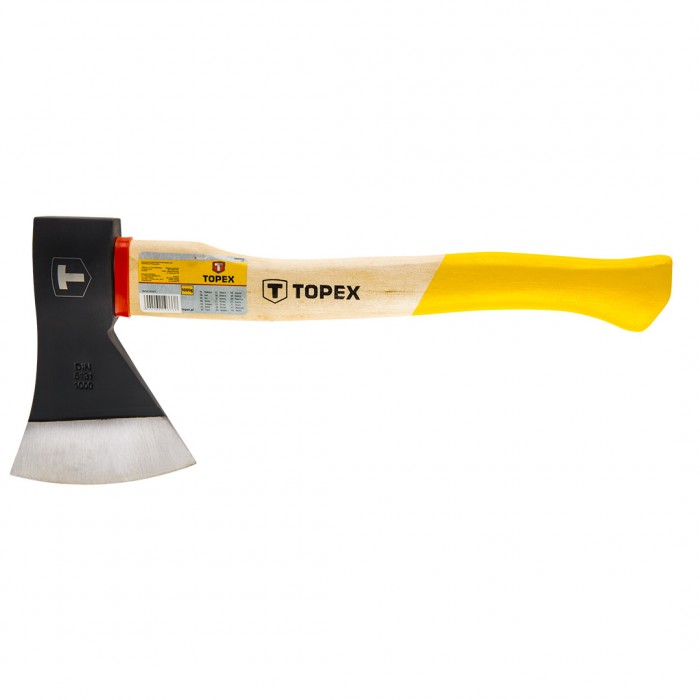 Topex Gelb Axt 1000G - Für Garten Und Wald, Holzstiel