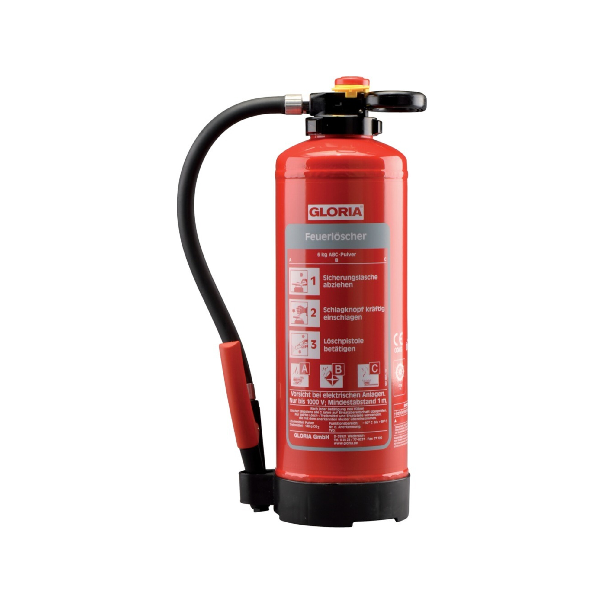 Gloria P 6 Pro Pulver-Feuerlöscher 6,0 kg - Image 7