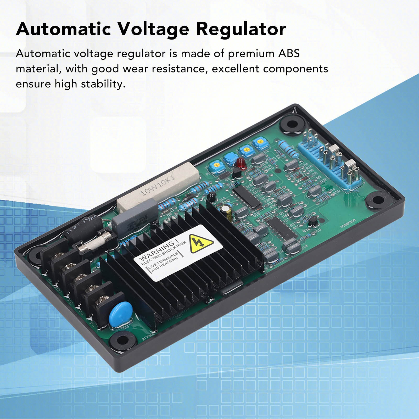 Régulateur automatique de tension GAVR 10A sans balais, entrée 160-260V, boîtier ABS
