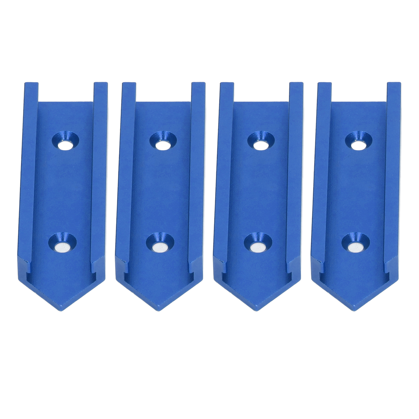 Connecteur pour rail en T en aluminium, 100 x 30 mm, lot de 4