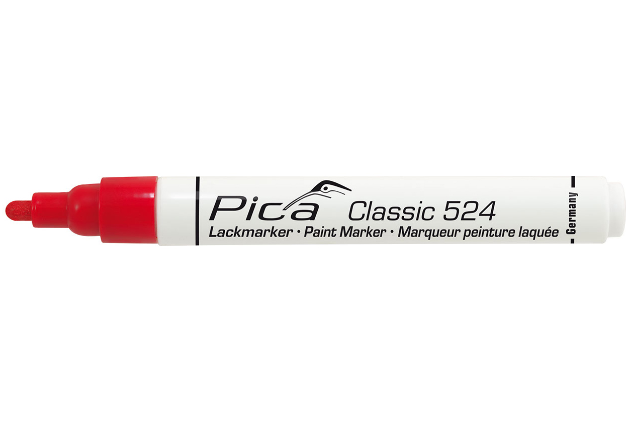 Pica Rot Lackmarker 2-4Mm Mit Rundspitze
