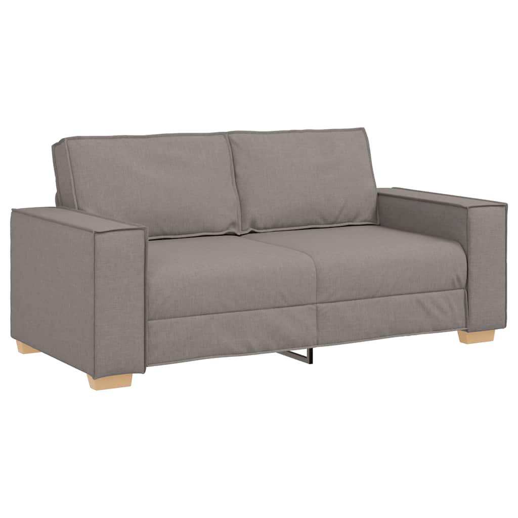 4104986 2-seater Sofa Taupe 180x78x84 Cm Fabric Vidaxl