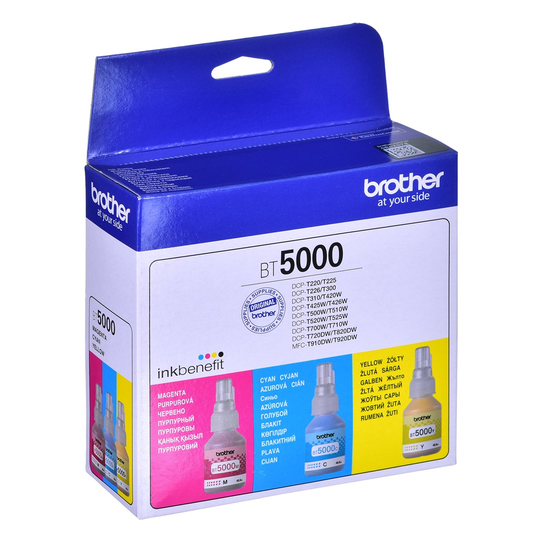Brother Tinteflasche - Bt5000cmy - 5000 Seiten - Mehrfarbig - Kompatibel Generisch 4977766826655 - Image 4
