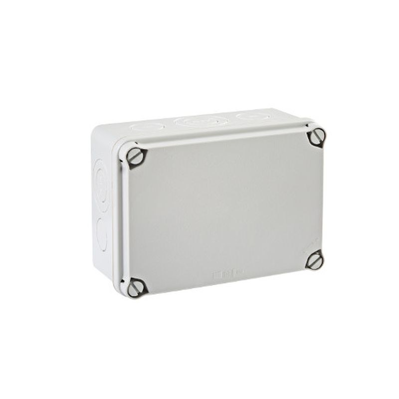 Dosen Der Serie "light", Verschraubt, 116x162x76 Ip65, 10 Schwächungen