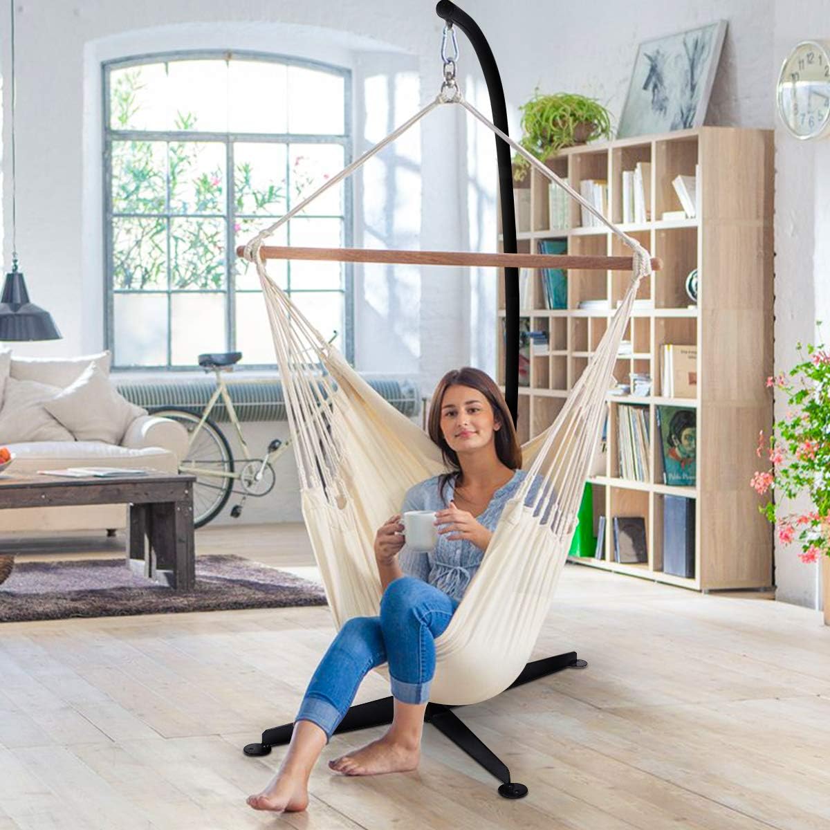 Support De Hamac Support Pour Fauteuil Suspendu Charge Max. 150 Kg