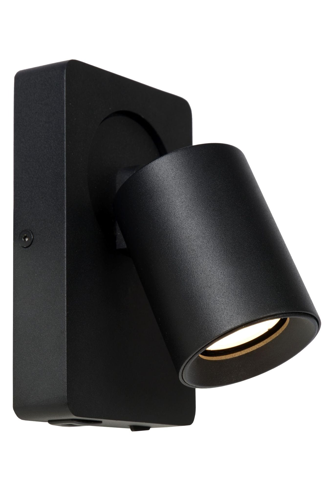 Lucide NIGEL - Wandstrahler - LED - GU10 - 1x5W 3000K - Mit USB-Ladepunkt - Schwarz - Bild 3