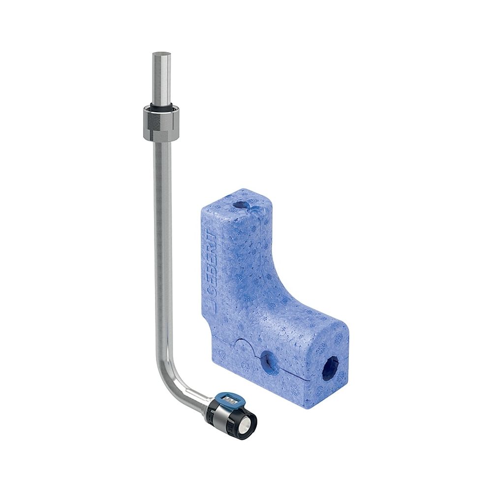 Geberit Transparent Flowfit Mbog Sibr/Cu D16-D15 L30 Vernickelt