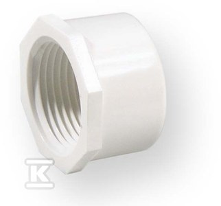 Oem Weiß Endkappe Mit Innengewinde Gw Pvc 3/4