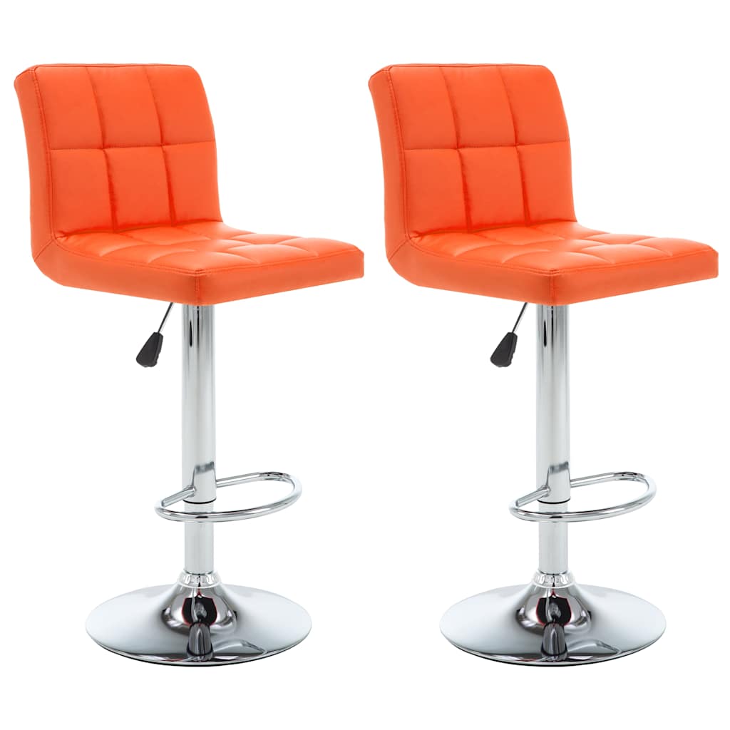 Vidaxl Orange Barhocker, Rasondorf (2 Stück) - Image 2