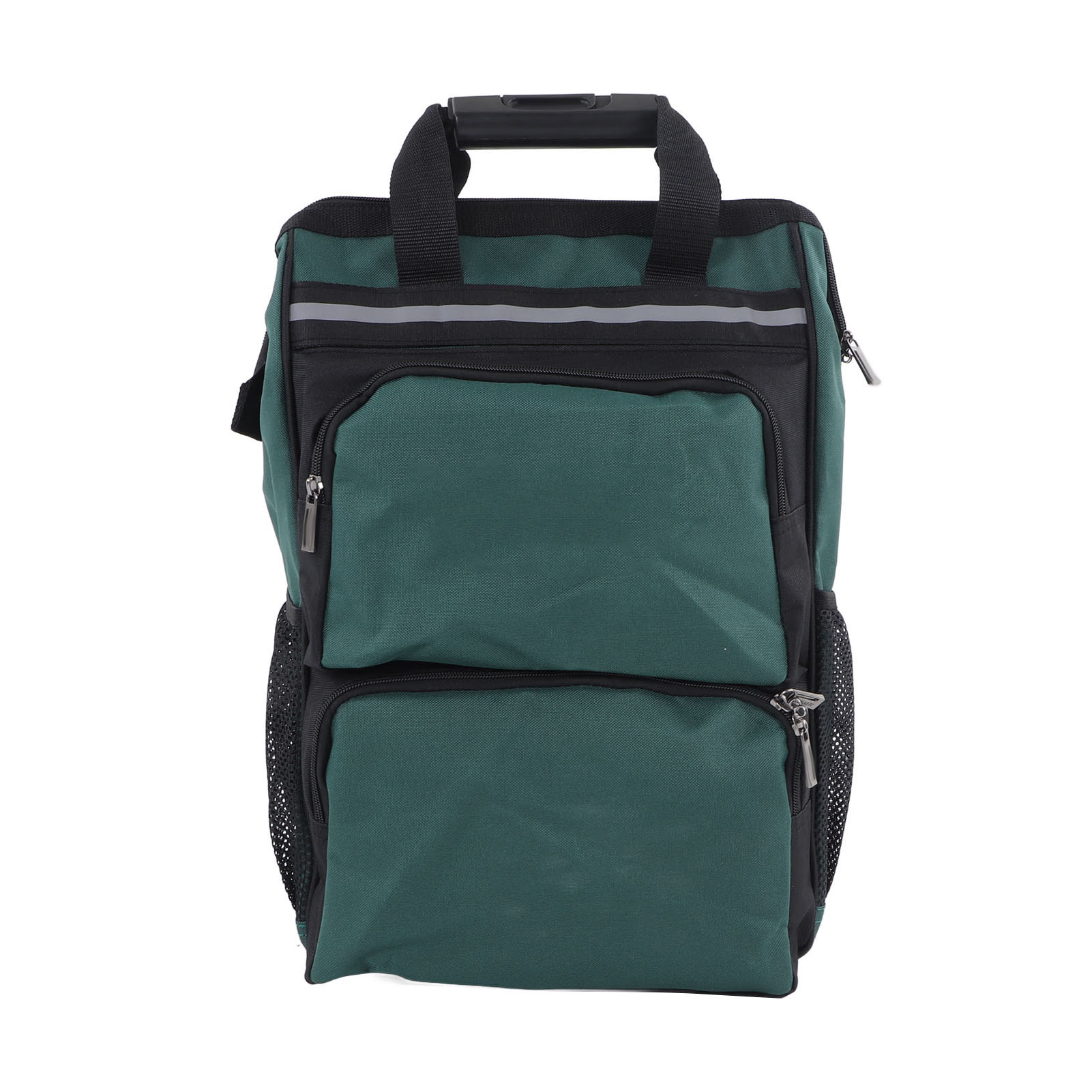 Sac à dos à outils en toile Oxford résistante, 48 cm, multiples compartiments, bretelles rembourrées
