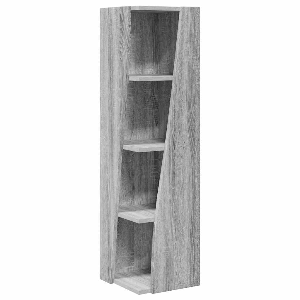 Corner Cabinet Grey Sonoma 27.5x27x102cm Engineered Wood Vidaxl
