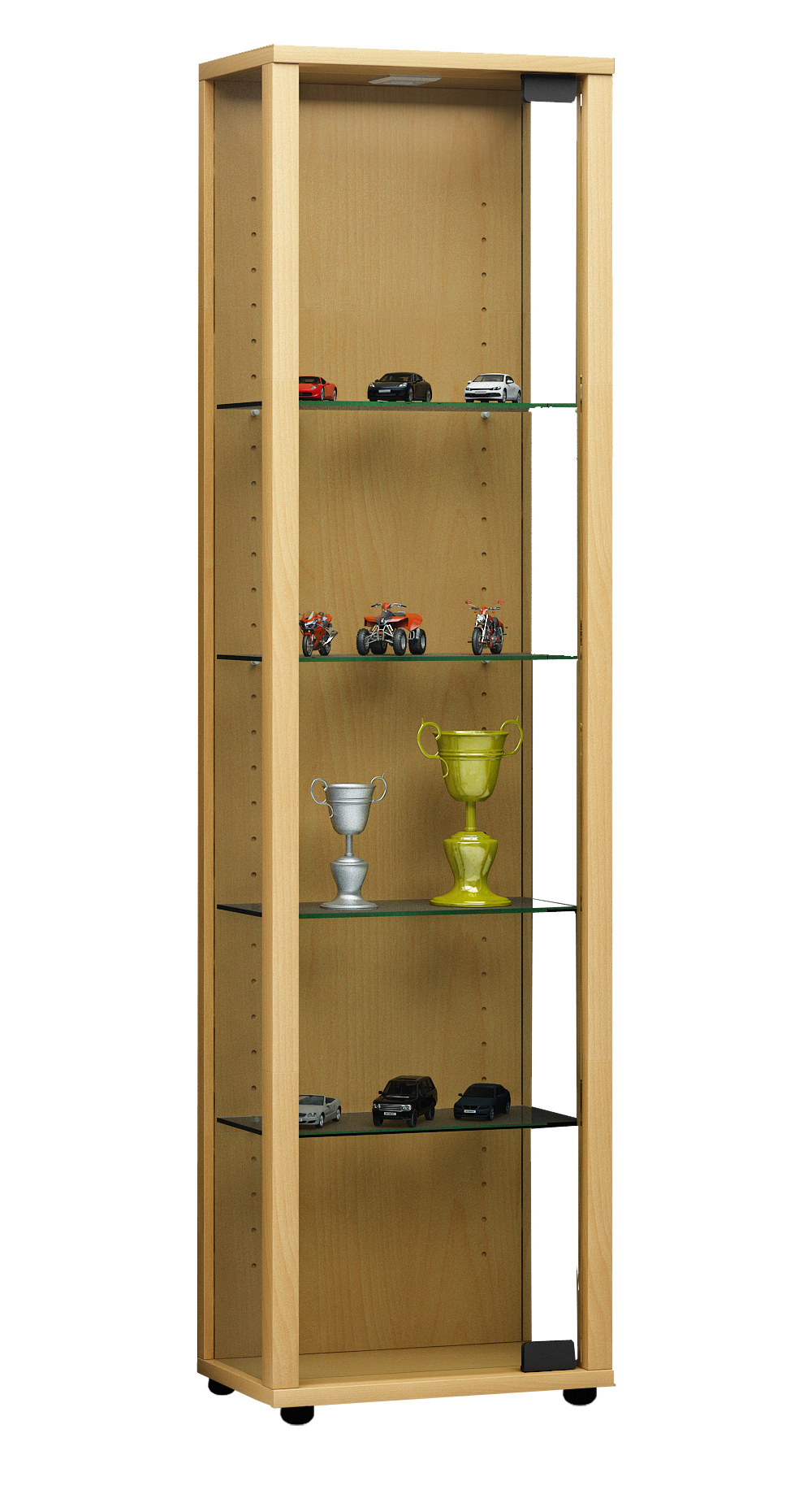 Vitrine   ¦ holzfarben ¦ Maße (cm): B: 33 H: 113 T: 18.0 Schränke > Vitrinen - Sconto - Image 6