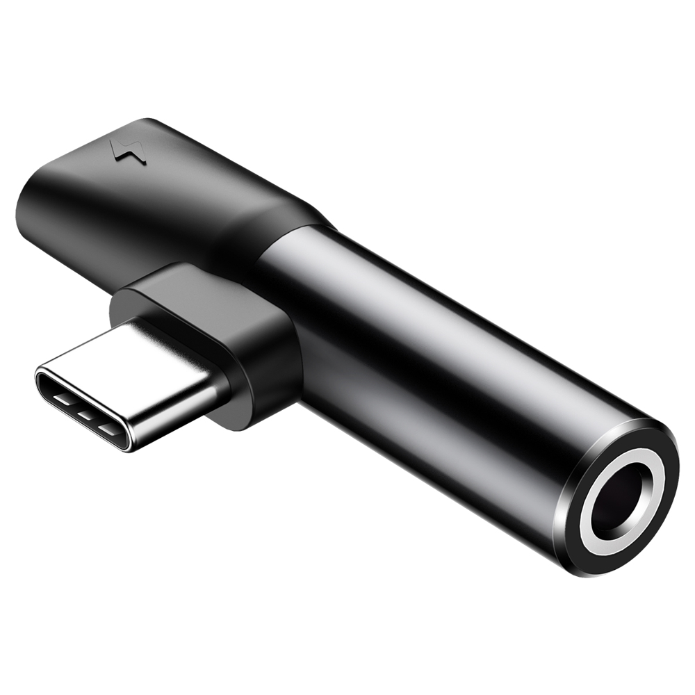 Baseus L41 Audio-Konverter, 3,5-Mm-Klinkenadapter (Laden + Musik) – Schwarz - Bild 5