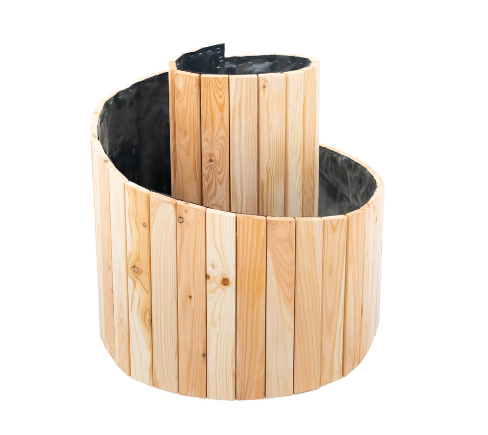 Braun Westmann Lärchenholz Kräuterspirale Luise Natur 400X55x74 Cm - Bild 4