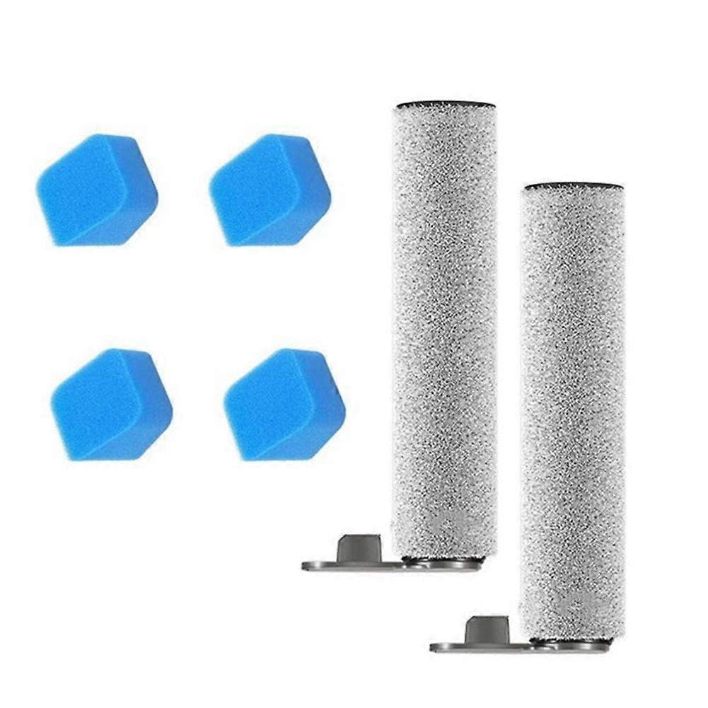 Ensemble de 6 rouleaux et éponges pour autolaveuse, brosse principale et pièces de rechange, lot de 6