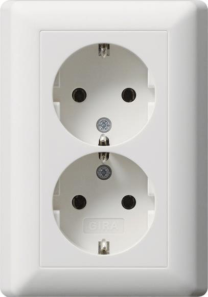 Steckdose Gira 078804 Schuko Doppel Einfache Montage